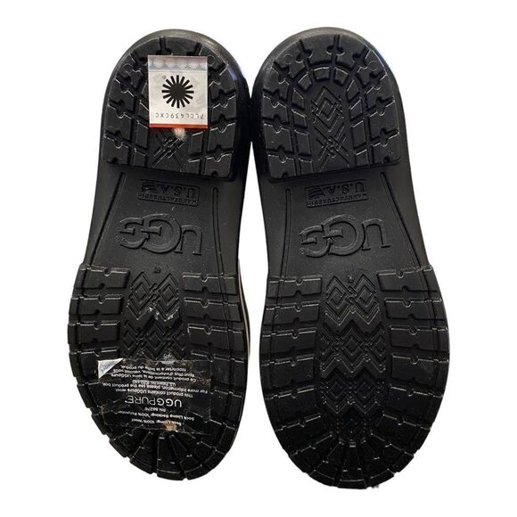 Ugg Raana Shiny Black Kids Rain Boots 2 - Picture 5 of 6